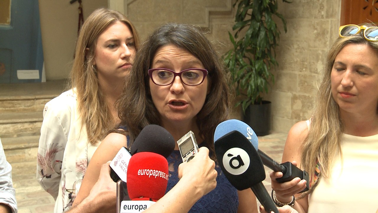 Oltra sobre Catalunya: "Veo signos positivos y esperanzadores" por ambos lados