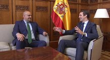 Casado se reúne con el presidente del Foro Asturias