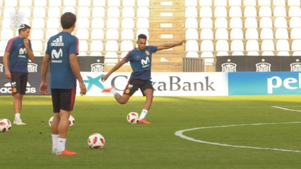 Entrenamiento de la Selección nacional Sub-21