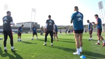 Rondos del entrenamiento de la selección española