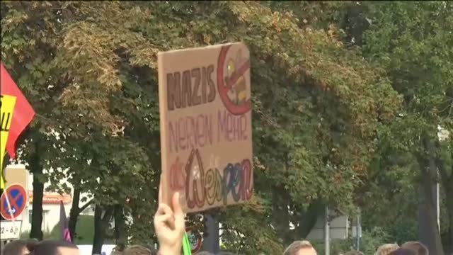Multitudinario concierto en Chemnitz (Alemania) contra la oleada de racismo de la pasada semana