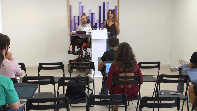 Echenique y Vera de Podemos