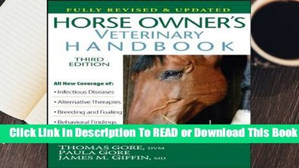 Full E-book Horse Owner s Veterinary Handbook  For Online