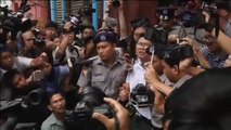 Siete años de prisión para los dos periodistas retenidos en Myanmar