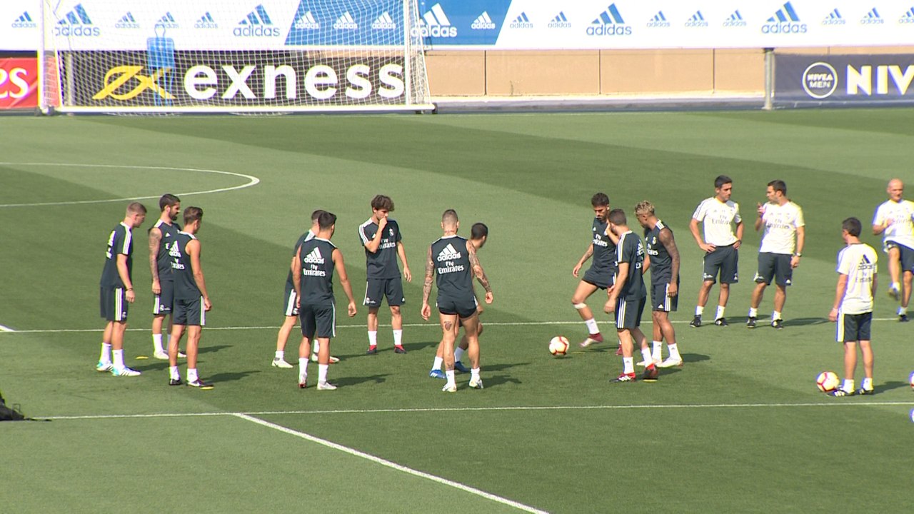 Entrenamiento del Real Madrid