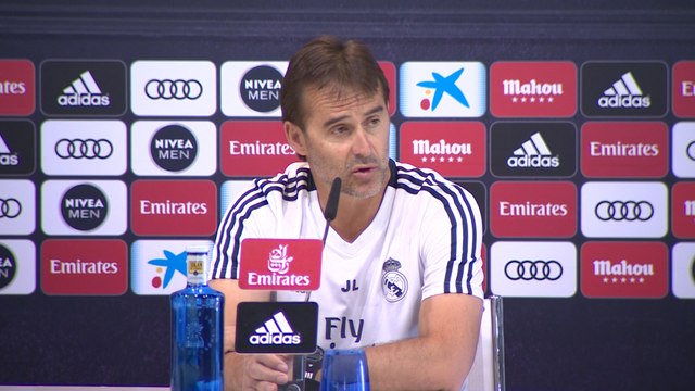Lopetegui resalta el mérito y el trabajo de Luka Modric