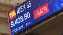 El Ibex 35 se mantiene por debajo de los 9.500 enteros