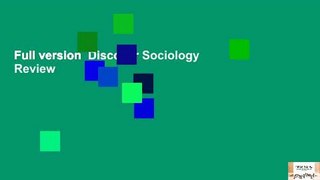 Full version  Discover Sociology  Review