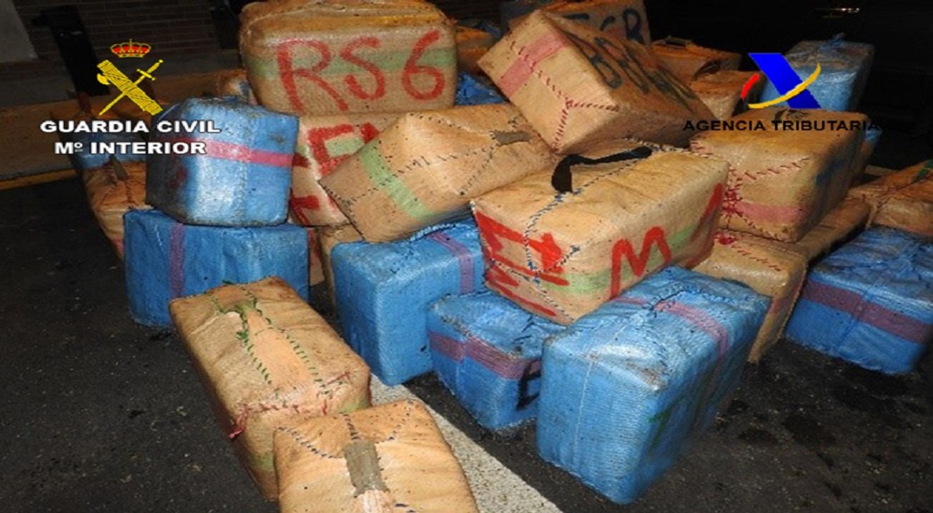 Guardia Civil se incauta más de 2.000 kilos de hachís