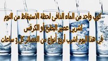 رجيم الماء لخسارة 10 كيلو في أسبوع  سالي فؤاد