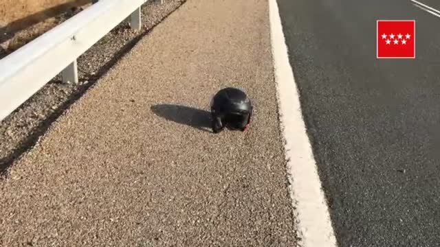 Un motorista de 65 años ha fallecido tras salirse de la carretera en Talamanca del Jarama (Madrid)