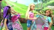 Barbie and Her Sisters Go Camping and Get Scared by a Monster ? - Dolls Playing in the Beach