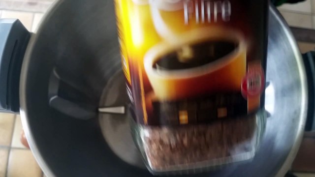 Crème type danette au café au compact cook elite pas à pas