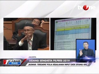Saksi Ungkap Terdapat Pola Kesalahan Input Data Situng KPU