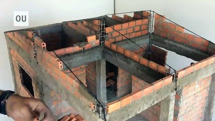 HOW TO BUILD A ROOF-----MODEL-----Como construir un tejado