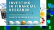 [NEW RELEASES]  Investing in Financial Research: A Decision-Making System for Better Results