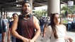 Varun Dhawan And Natasha Dalal Spotted At The Airport