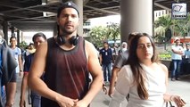 Varun Dhawan And Natasha Dalal Spotted At The Airport