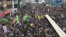 Manifestantes instan a Lam a retirar ley extradición o habrá nuevas protestas
