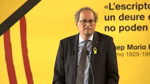 Torra: Vamos a acusar al Estado español de esta farsa