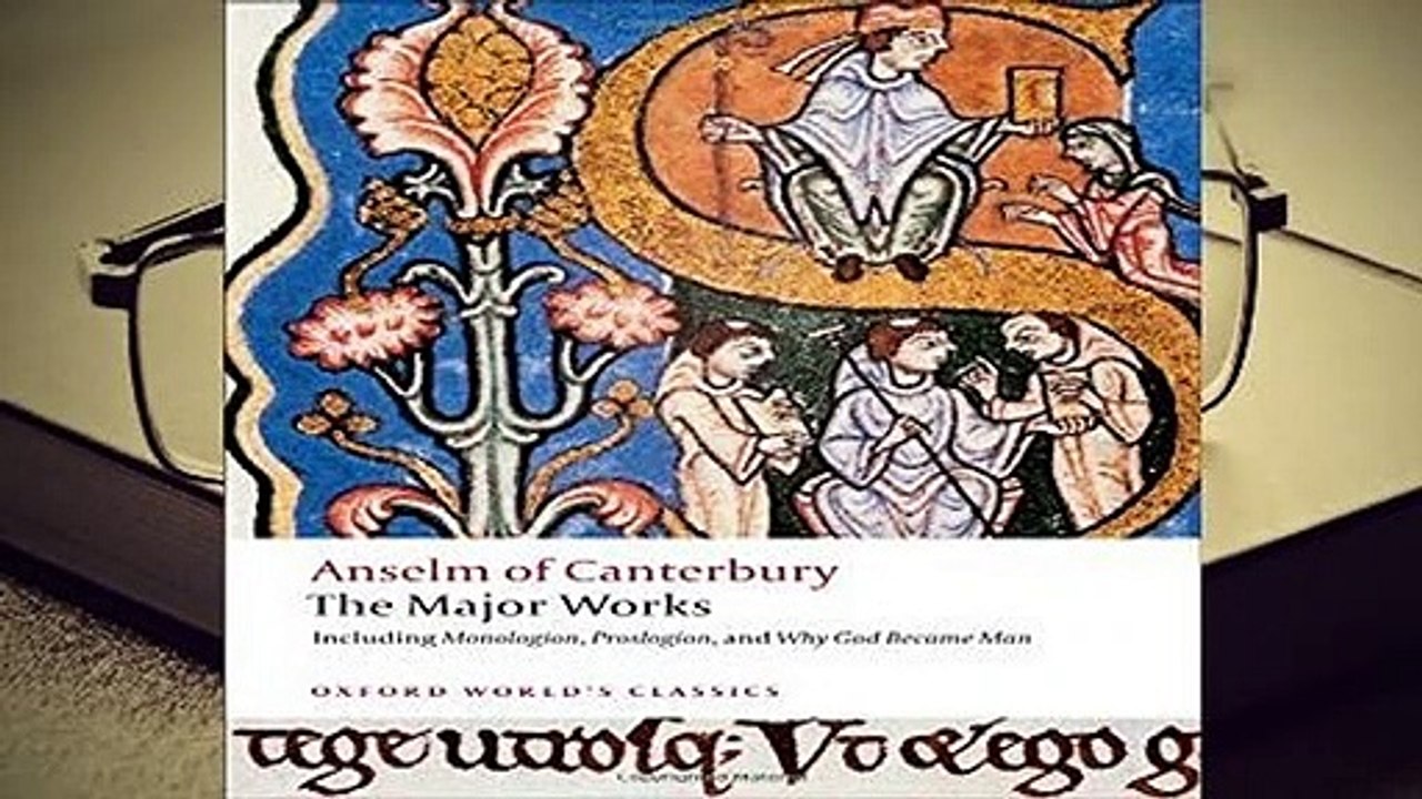 Full version  Anselm of Canterbury: The Major Works (Oxford World s Classics)  Best Sellers Rank