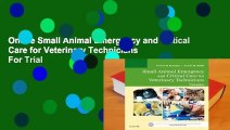 Online Small Animal Emergency and Critical Care for Veterinary Technicians  For Trial