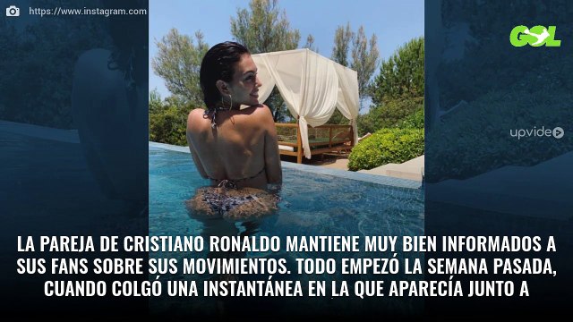 El bikini de hilo de Georgina Rodríguez (y las fotos son de espaldas): “¡Es Jennifer López!”