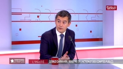 Gérald Darmanin dément la fermeture d’un centre des impôts sur deux d’ici 2022