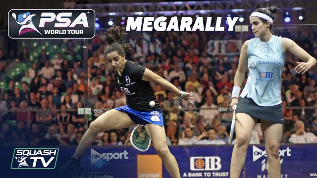 What a rally... LOOK AT THAT! - Squash MegaRally - El Welily v El Tayeb