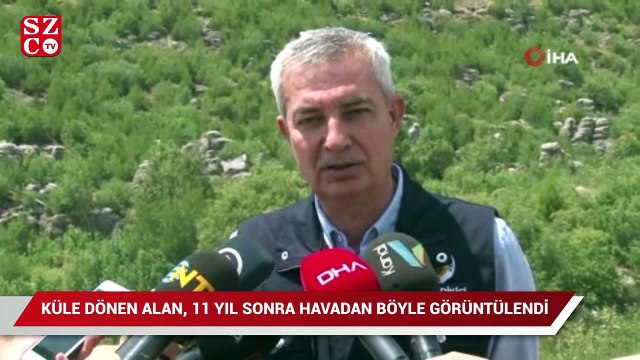 Küle dönen alan, 11 yıl aradan sonra görüntülendi