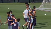 El Barça vuelve a entrenar después del día de descanso