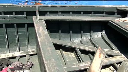 Las pateras, abandonadas en Barbate