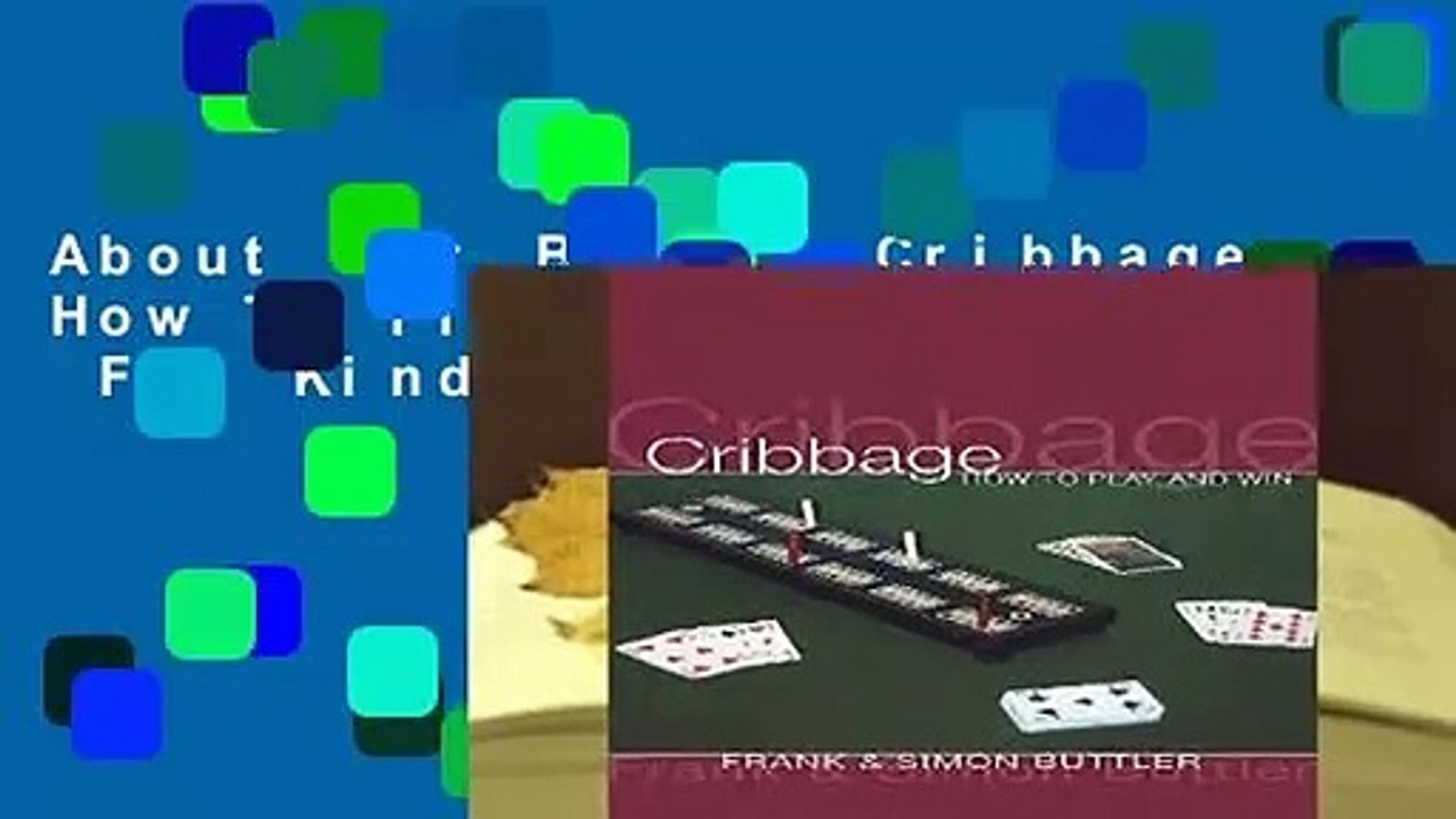 About For Books  Cribbage: How To Play And Win  For Kindle