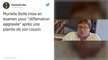 Murielle Bolle mise en examen pour « diffamation aggravée »