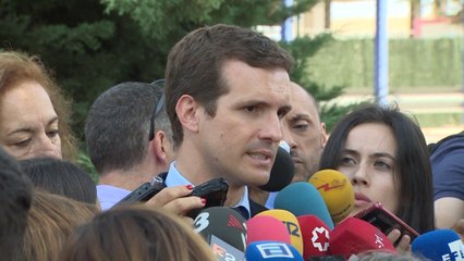 Tải video: Casado dice que nunca defenderá el Valle de los Caídos