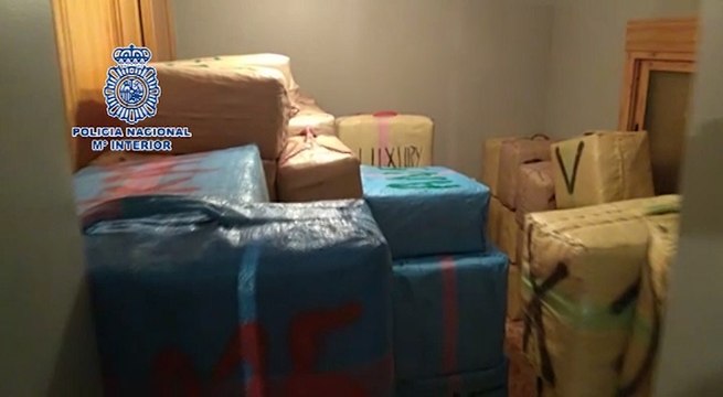 La Policía Nacional incauta más de tres toneladas de hachís