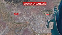 Abatido un hombre al atacar la comisaría de Cornellà