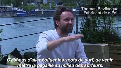 Avec le surf électrique, pas besoin de vagues sur la Seine !