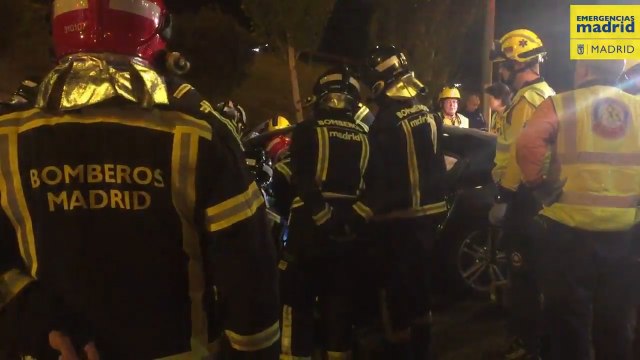 Un conductor 'kamikaze' provoca ocho heridos en la M-30