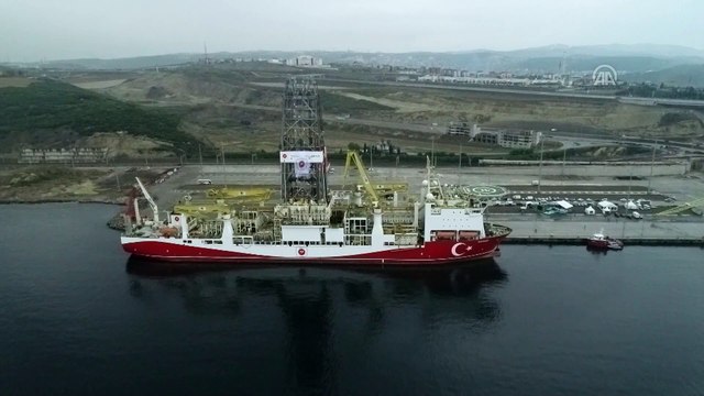 Yavuz Sondaj Gemisi Uğurlanıyor -Drone - (2) - KOCAELİ