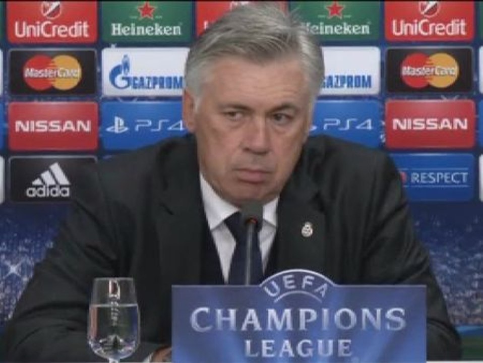 Ancelotti: "No hemos jugado al nivel habitual"
