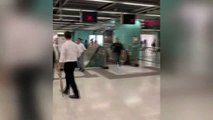 DHA DIŞ- Çin'de metro istasyonuna giren yaban domuzu kadını yaraladı