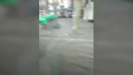 Una víctima mortal al ser arrastrada por la corriente en Rubí, Barcelona