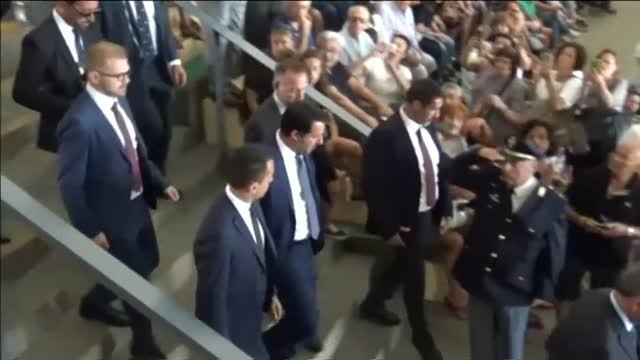 Funeral de estado por las víctimas del puente de Génova