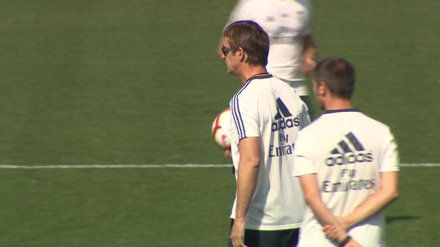 Entrenamiento del Real Madrid previo al partido contra el Getafe
