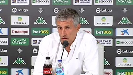 Setién, sobre la caída de Canales: "El árbitro ni me miró"