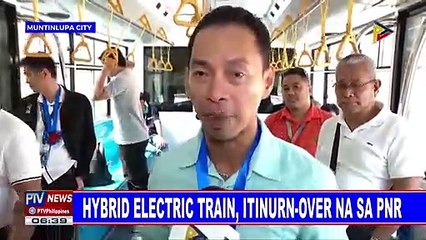 Ilang senior citizens, ikinatuwa ang hybrid electric train