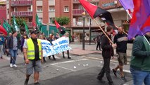 Manifestación por la huelga del metal en Bizkaia