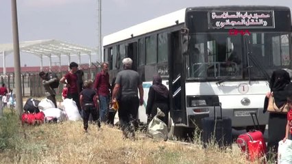 KİLİS Suriyelilerin Öncüpınar'dan bayram dönüşü sürüyor