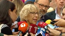 Carmena defiende las medidas del Ayuntamiento de Madrid para regular la actividad de los 'manteros'